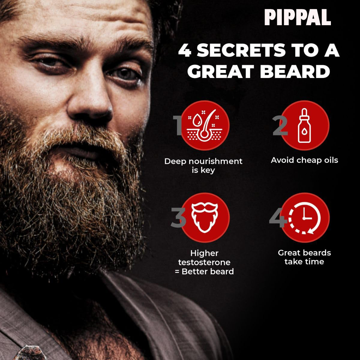 Beardo Beard And Hair Growth Oil 1X50ml Faster Beard Growth